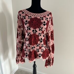 Women’s Indigo Thread Co Crochet Sweater